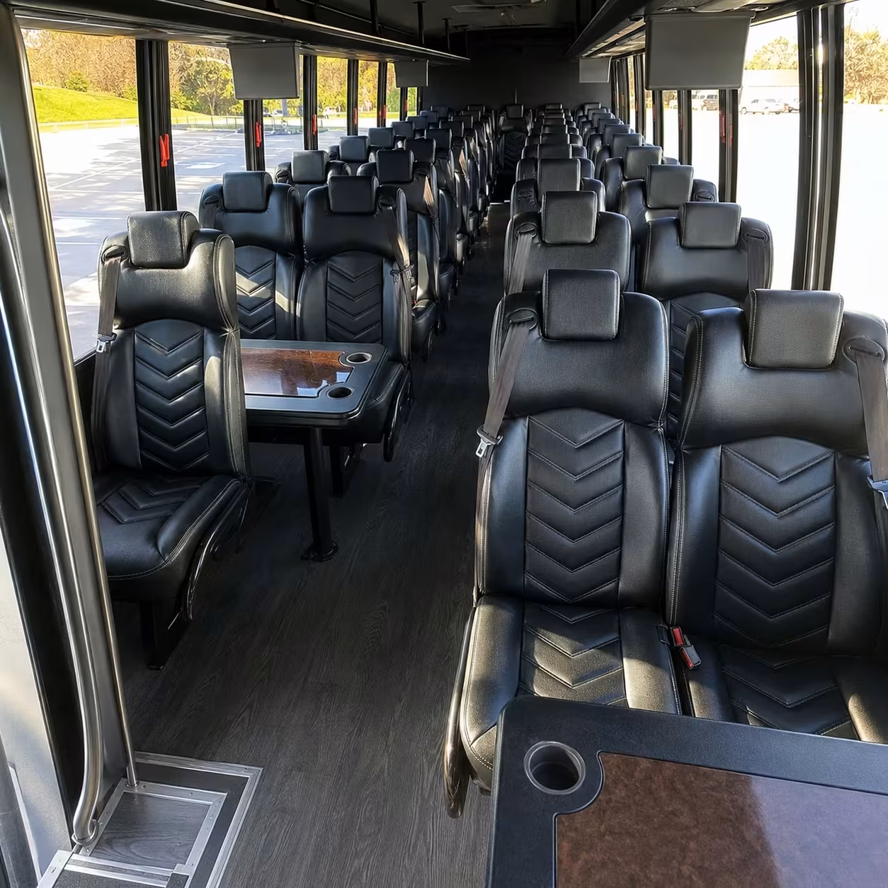 28 passenger minibus inside