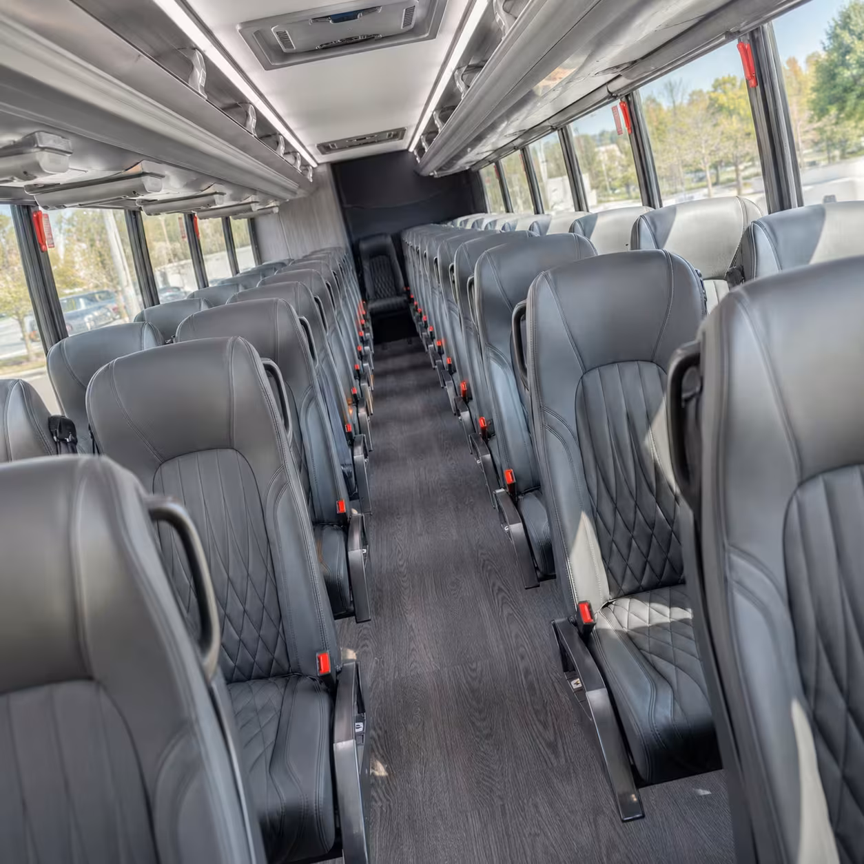 amenities on fall river prom minibuses and charter buses