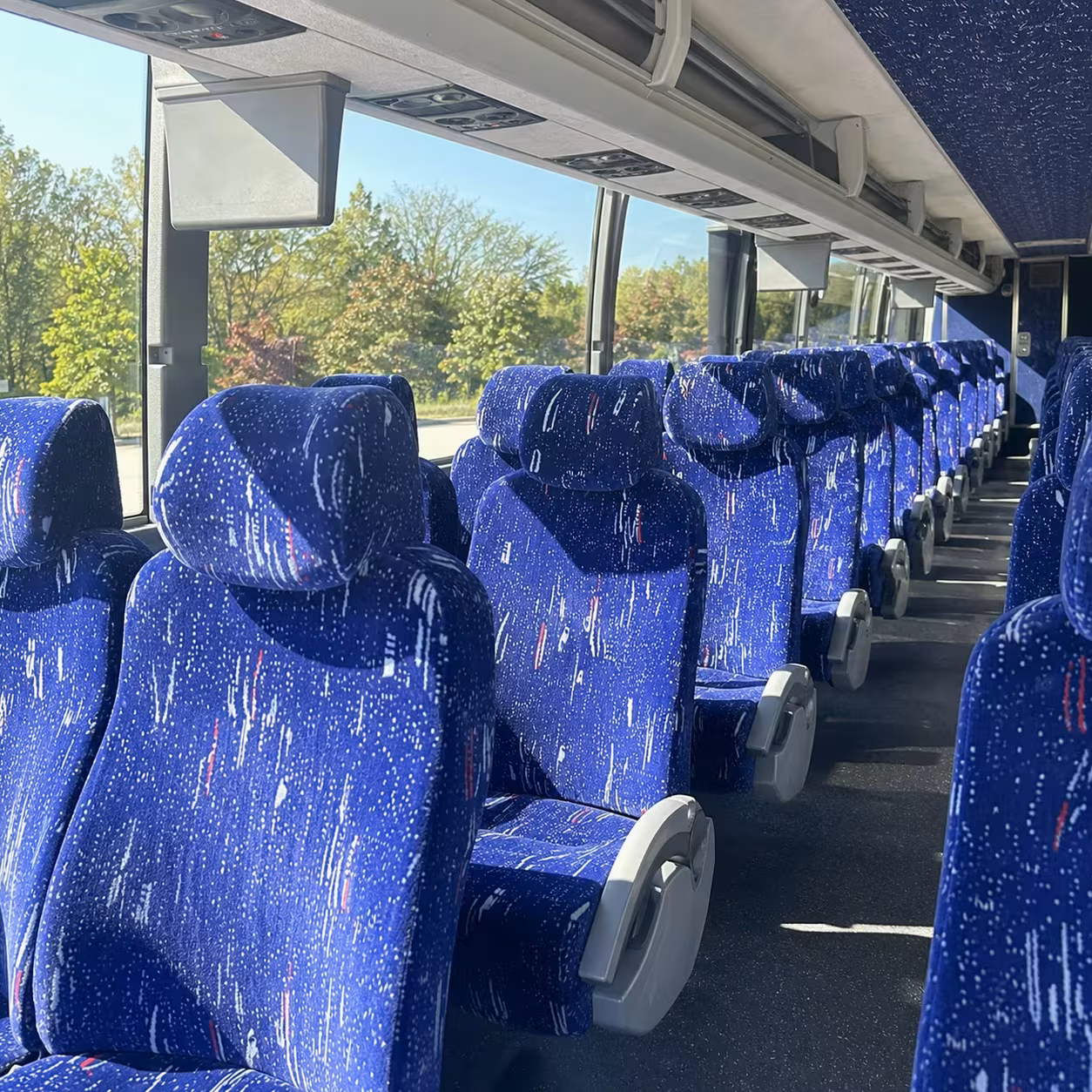 fall river charter bus interior