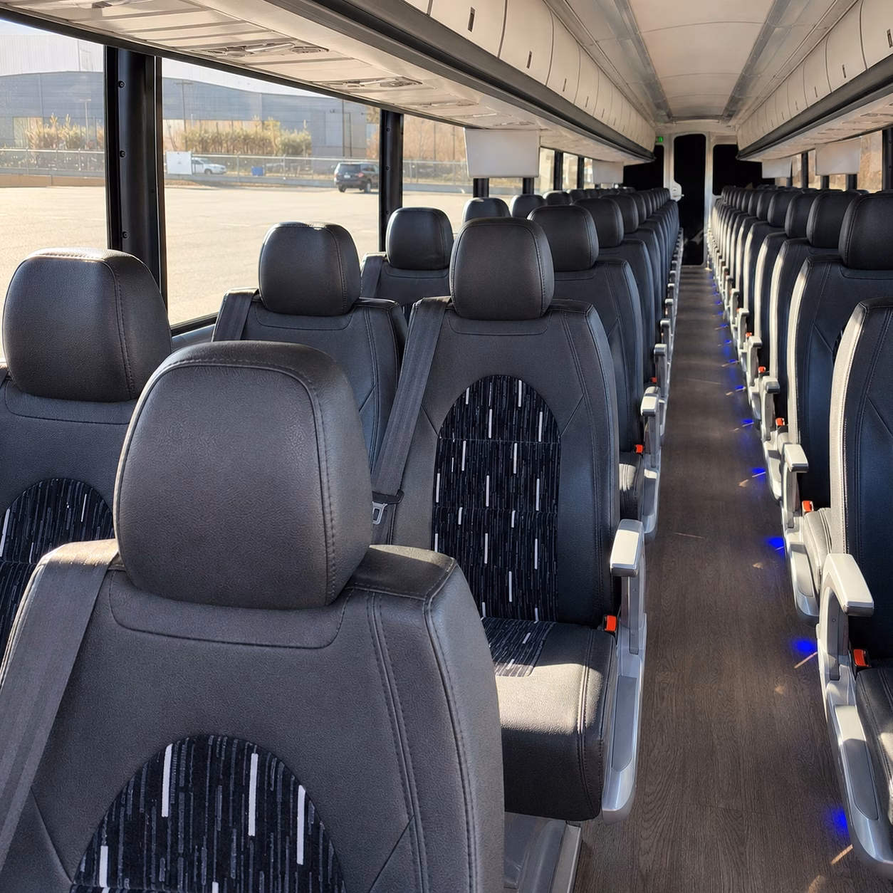 fall river charter bus rental inside