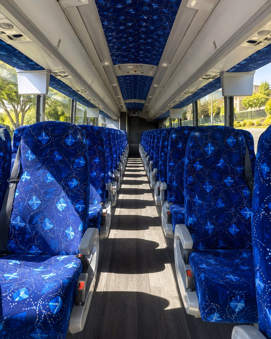 fall river charter bus rental interior