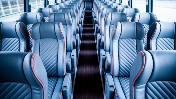 50 passenger charter bus interior