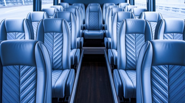 fall river 28 passenger minibus interior