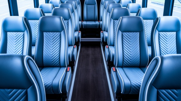 fall river 30 passenger minibus interior