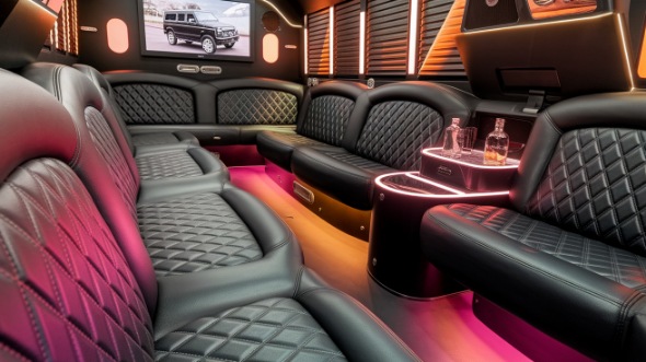 fall river party bus rental inside