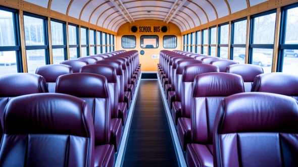 fall river school bus rental inside