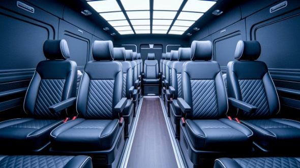 sprinter van with driver interior